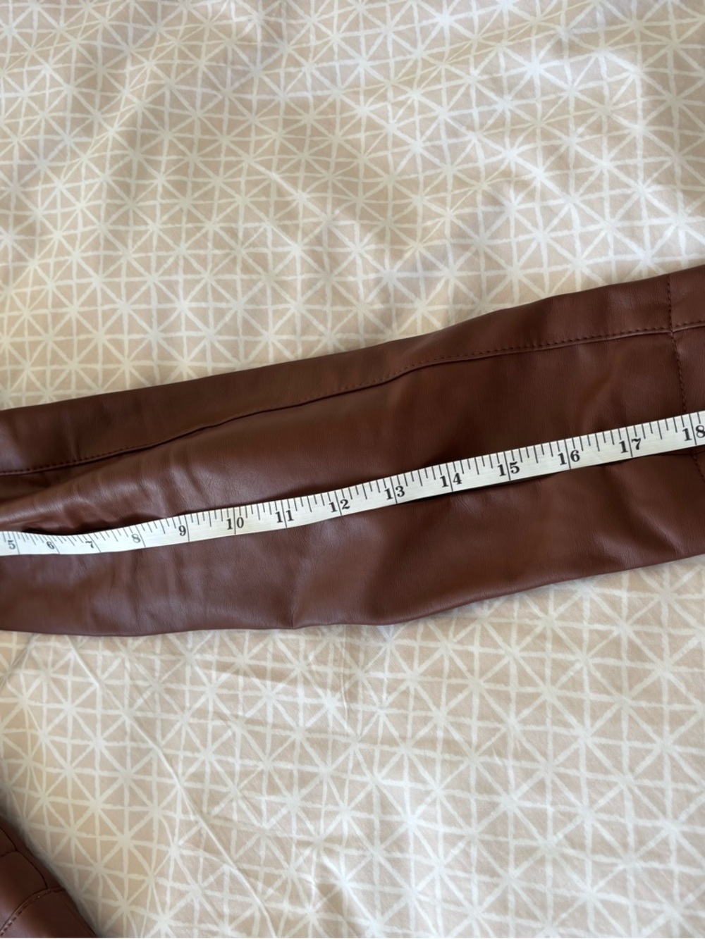 Guess Brown Faux Leather Moto Jacket with Gold Hardware - Picture 5 of 6